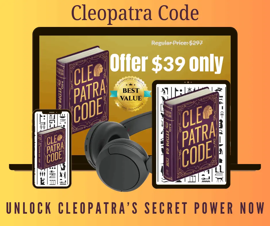 Cleopatra Code™ Audio Book White Background